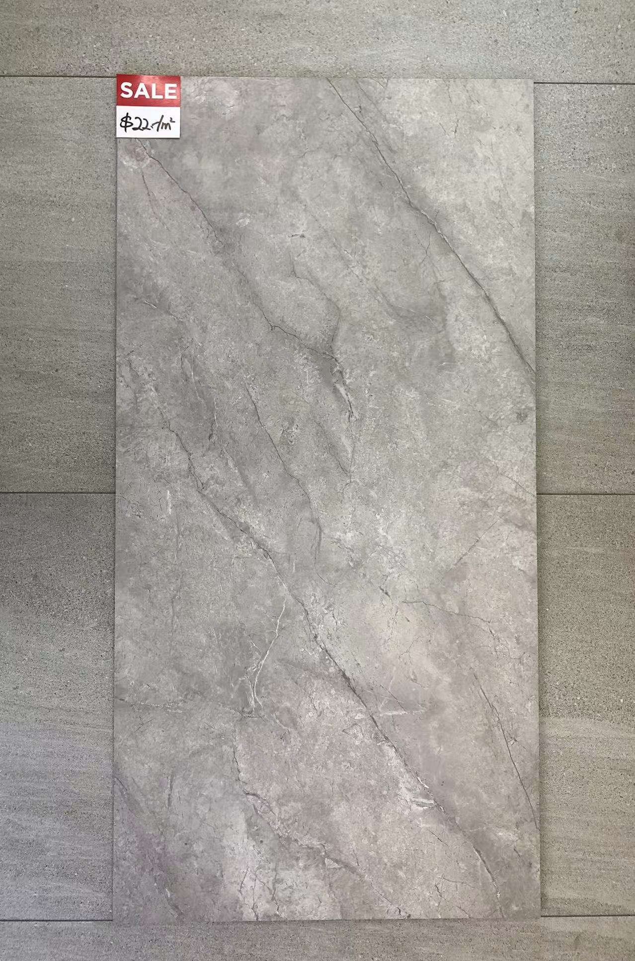 Rosa Light Grey Soft Matt 600x1200