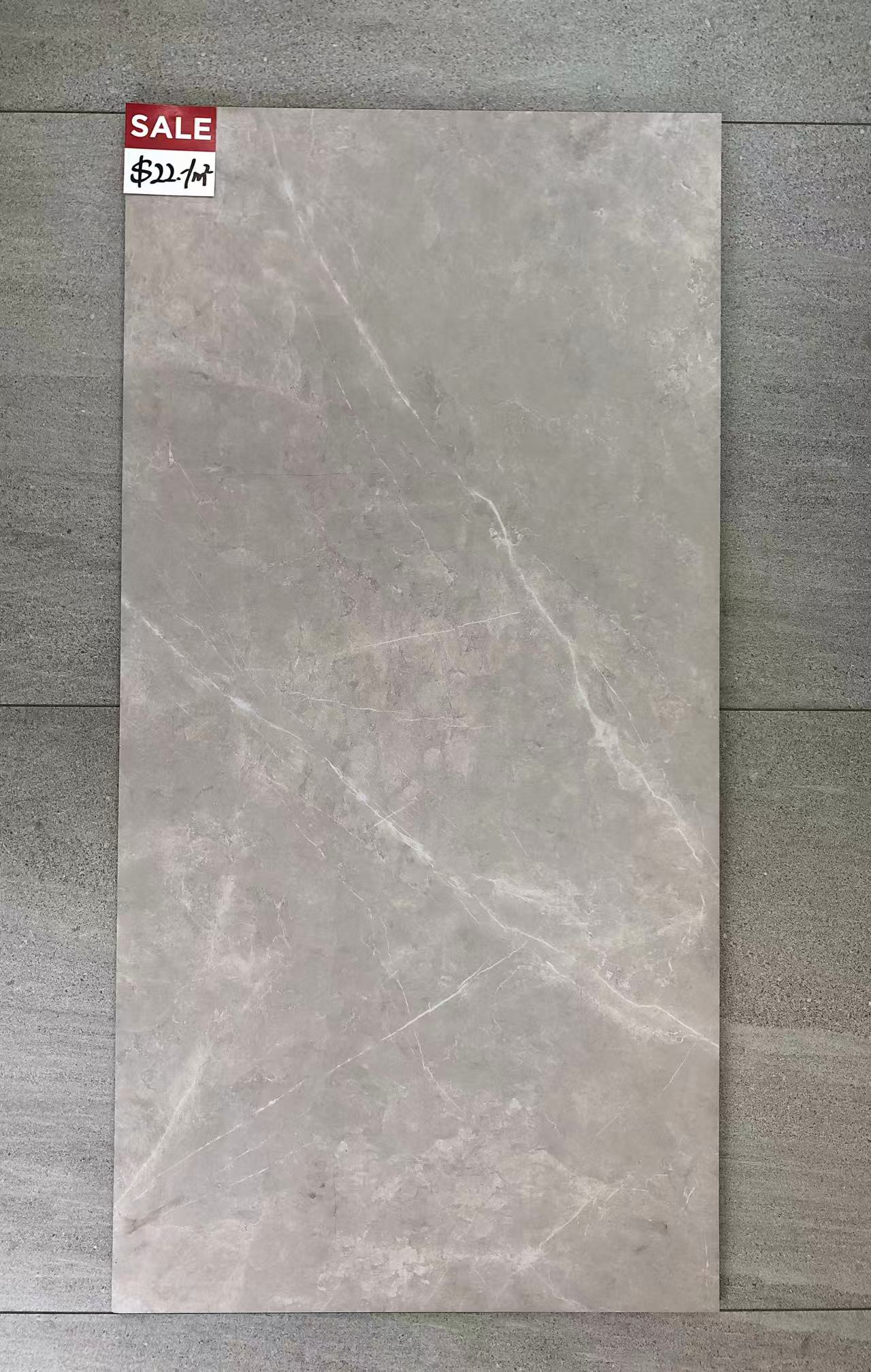 Bulgaria Light Grey Outdoor 600x1200