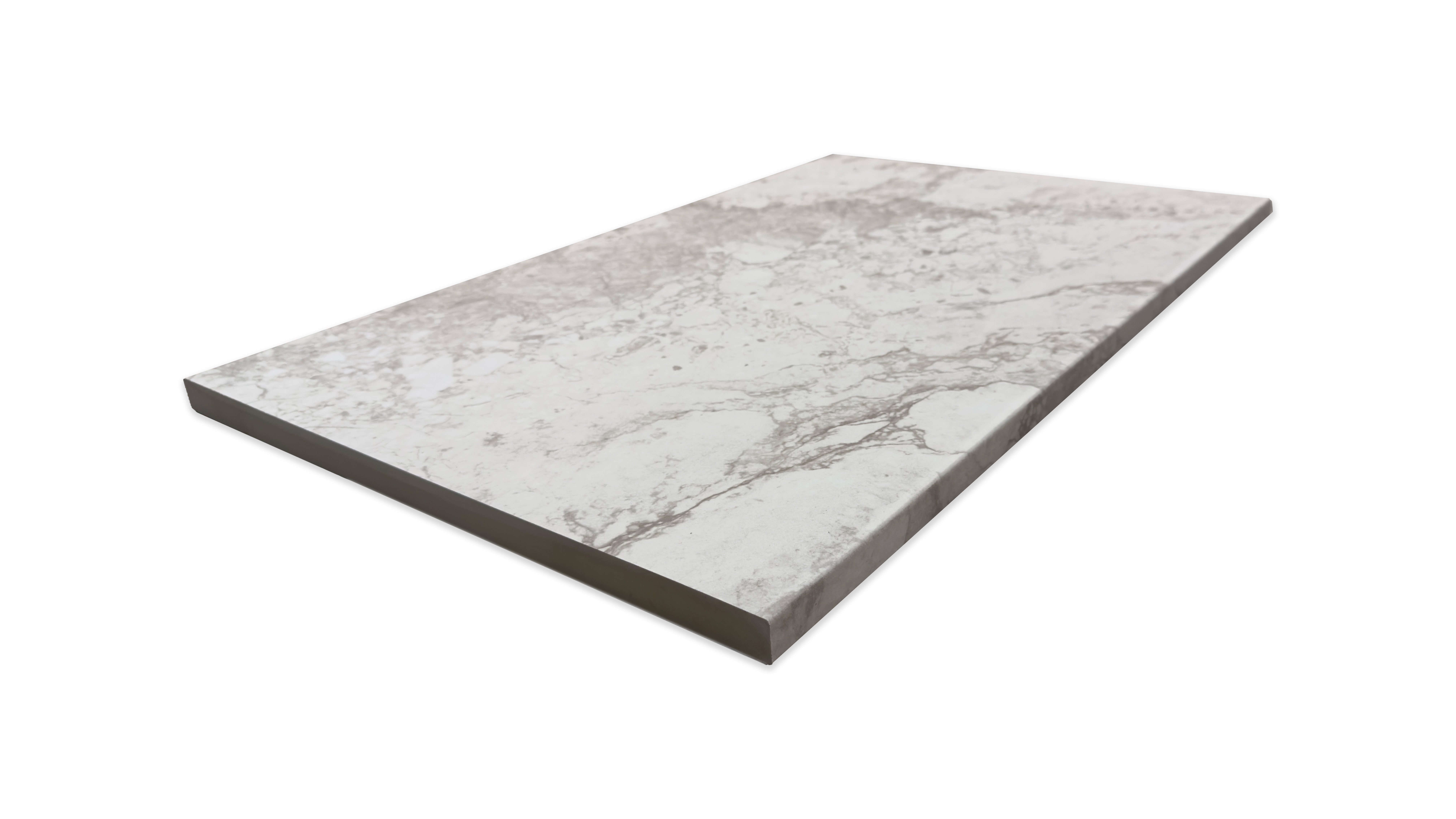 Dreamy White 40X60 20mm Bullnose-Pencil Edge