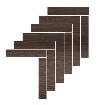 Hardwood Iron Bark Herringbone 35.2x42.2 Surface Tech