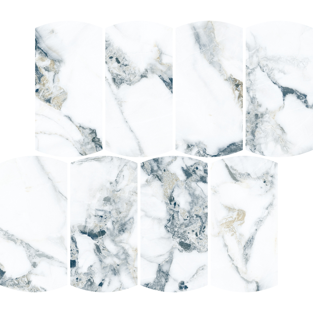 Kaolin Ice Jade 2.0 Mosaic-Arco 33.8x30 SilkTec®