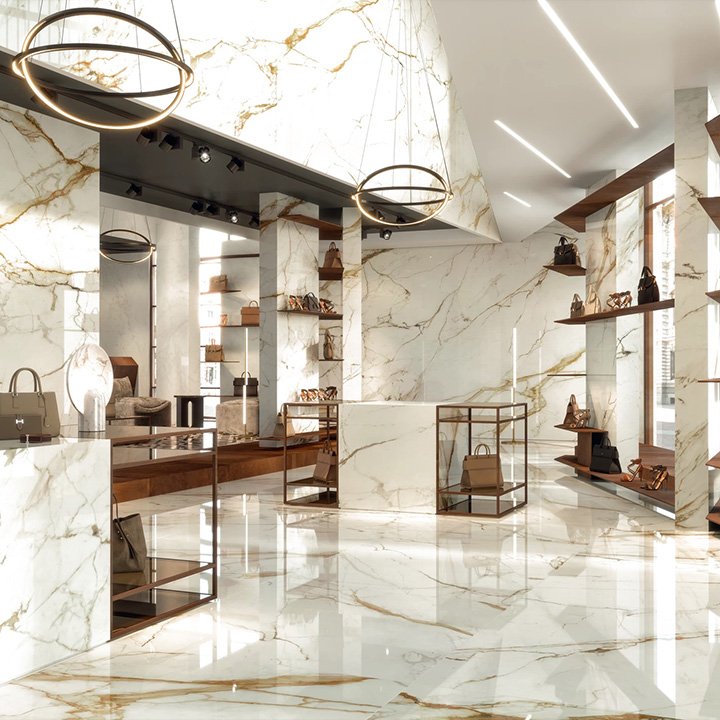 MarvelShine Calacatta Imperiale Lappato